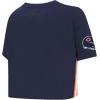 Chicago Bears Mashup Women’s Boxy Tee in Midnight Navy by Pro Standard(Midnight Navy)