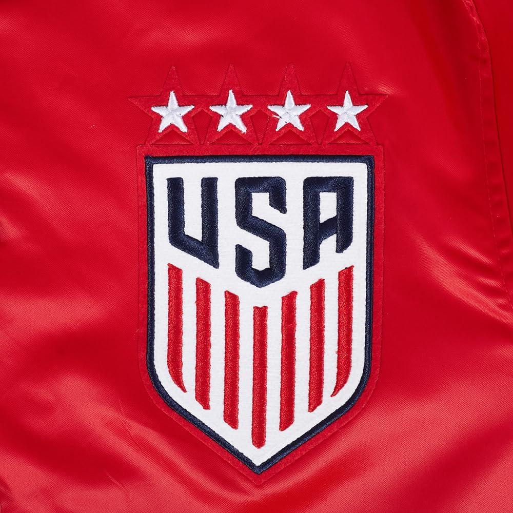 image:imagePro Standard MENS USSF SUBLIMATED SATIN JACKET SATIN JACKETRed