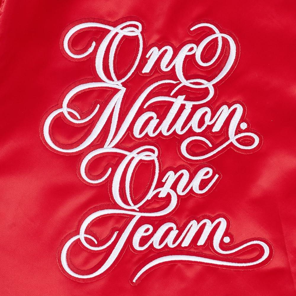 image:imagePro Standard MENS USSF SUBLIMATED SATIN JACKET SATIN JACKETRed