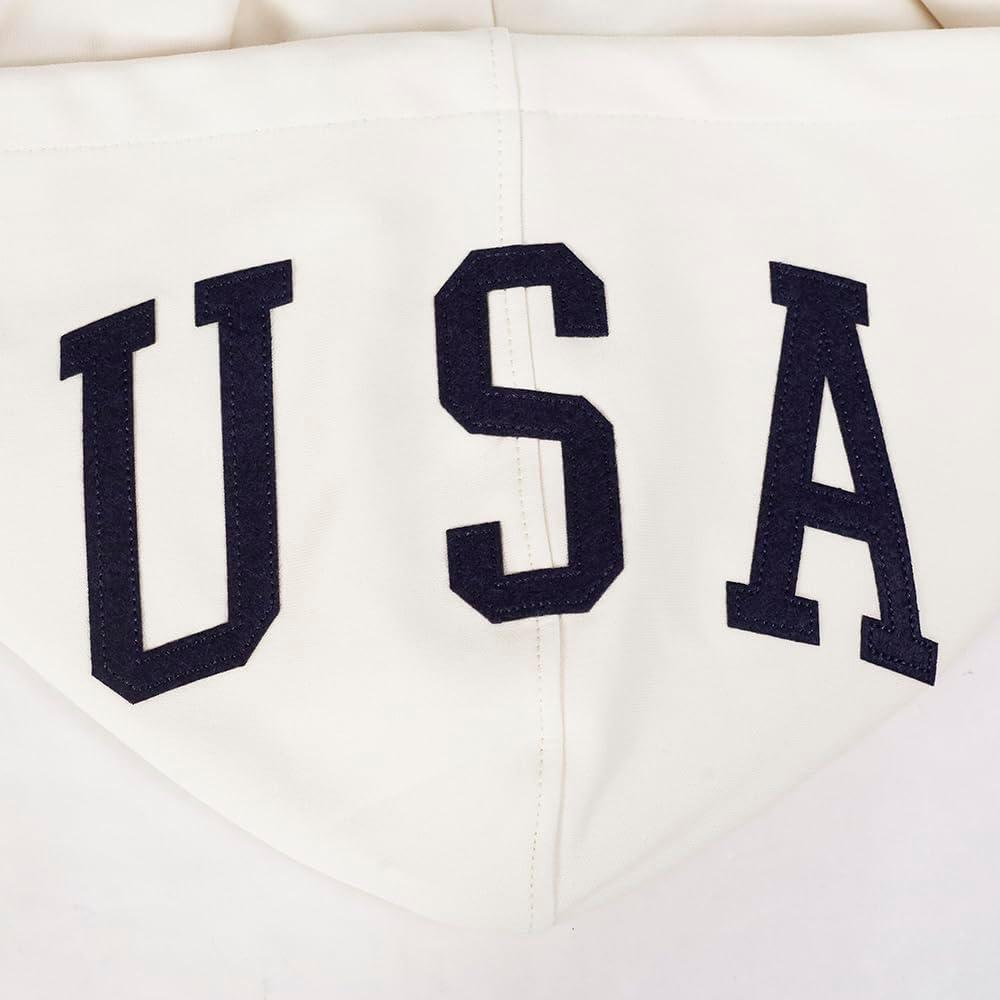 image:imagePro Standard Mens US Soccer Classic Chenille Pull Over HoodieEggshell