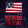 Pro Standard National Teams mens Mens Usmnt Classic Chenille Satin Jacket(Midnight Navy/Red/Midnight Navy)