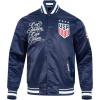 Pro Standard MENS USSF SUBLIMATED SATIN JACKET SATIN JACKET(Midnight Navy)