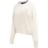 Pro Standard Neutral Women’s NFL Los Angeles Chargers Fleece Crewneck(Eggshell)