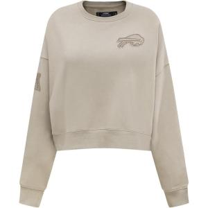 Pro Standard Neutral Women’s NFL Los Angeles Chargers Fleece Crewneck(Taupe)