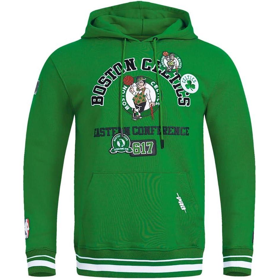 image:imagePro Standard Mens NBA Classic Chenille Pull Over HoodieKelly Green