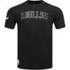 Pro Standard NBA Mens Mens NBA Echo Logo Cotton Short Sleeve Tee(Black)