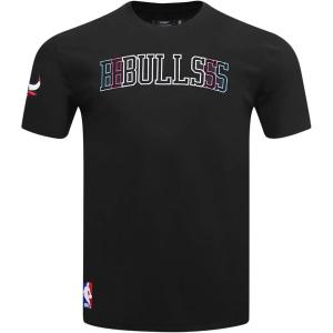 Pro Standard NBA Mens Mens NBA Echo Logo Cotton Short Sleeve Tee(Black)