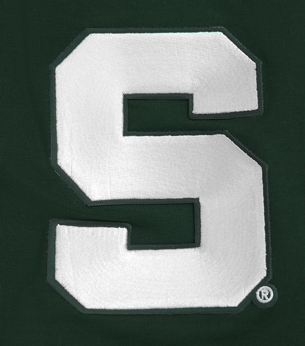 image:imageMens College Classic Chenille Short Sleeve TeeForest Green