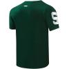 Mens College Classic Chenille Short Sleeve Tee(Forest Green)