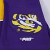 Mens College Classic Chenille Short Sleeve Tee(Purple)