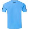 Mens College Classic Chenille Short Sleeve Tee(University Blue)