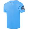 Mens College Classic Chenille Short Sleeve Tee(University Blue)
