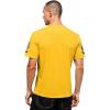 Mens College Classic Chenille Short Sleeve Tee(Yellow)