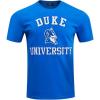 Mens College Classic Chenille Short Sleeve Tee(Royal Blue)