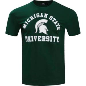 Mens College Classic Chenille Short Sleeve Tee(Forest Green)